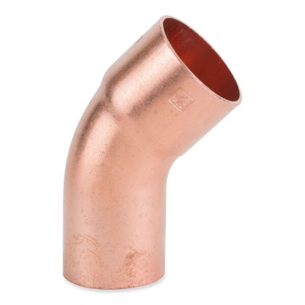 15mm Copper End Feed 45° Street Elbow