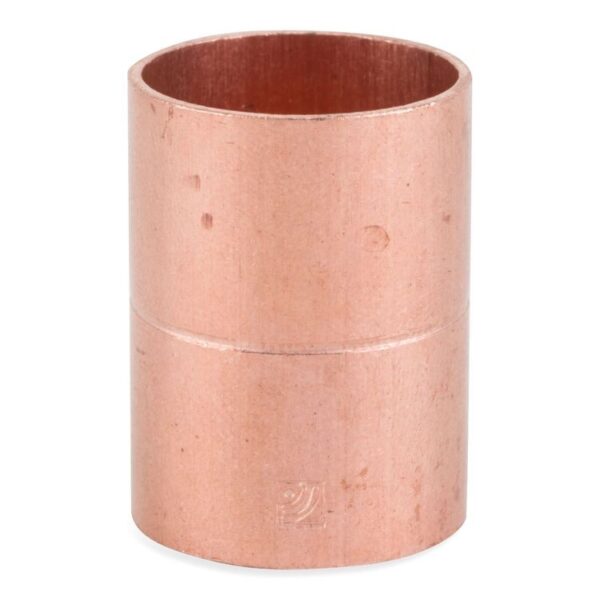 10mm Copper End Feed Straight Coupling