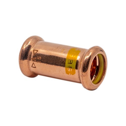 35mm Gas Copper Press Fit Coupler (M Press)