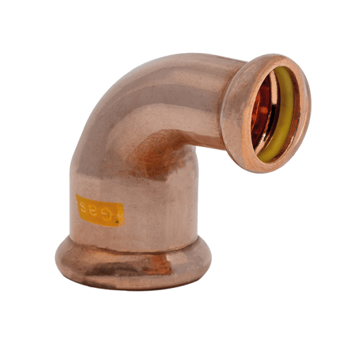 28mm x 15mm Gas Copper Press Fit Reducing Elbow (M Press)