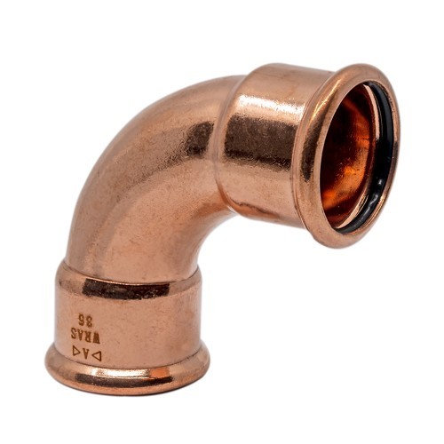 28mm Copper Press Fit 90° Elbow (M Press)