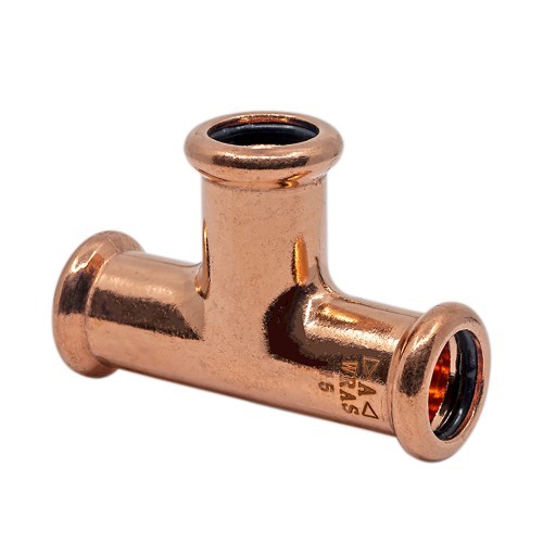 28mm Copper Press Fit Equal Tee (M Press)