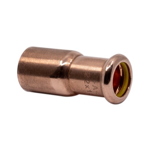 28mm x 22mm Gas Copper Press Fit Fitting Reducer (M Press)