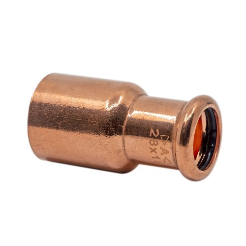 35mm x 28mm Copper Press Fit Fitting Reducer (M Press)