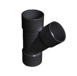 Solvent Weld Y-Tee 1 1/4" (32mm) BLK