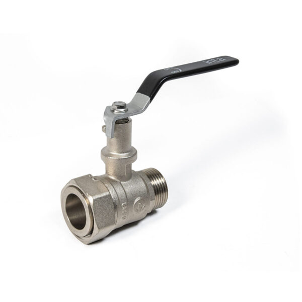 Intatec 1.25" Female Swivel x 1" Male Flat Face Ball Valve Extended Lever