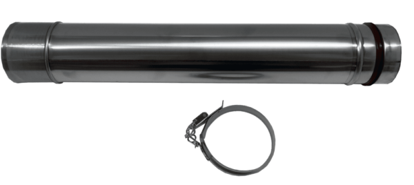 EOGB Sapphire Low Level Plume 500mm Extension Pipe (Stainless Steel)