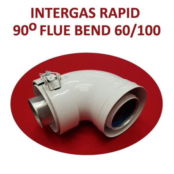 Intergas Rapid 90° Flue Bend (087617)